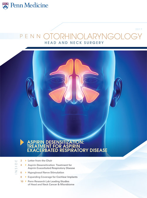 Cover of the 2017 Otorhinolaryngology Physician Newsletter